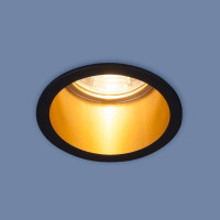  - Встраиваемый светильник Elektrostandard 7004 MR16 BK/GD черный/золото 4690389098499