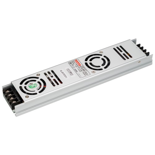 Блок питания HTS-400-12-LS (12V, 33.4A, 400W) (Arlight, IP20 Сетка, 3 года) Источник напряжения с гальванической развязкой для светодиодных изделий. Входное напряжение 180-264 VAC. Выходные параметры: 12 В, 33,4 А, 400 Вт. Встроенный PFC >0,5. Негерметичный алюминиевый сетчатый корпус IP 20. Габаритные размеры длина 277 мм, ширина 58 мм, высота 30 мм. Встроенный вентилятор (с автоконтролем температуры). Гарантийный срок 3 года.