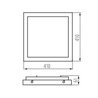  - Потолочный светодиодный светильник Kanlux Tybia 24640