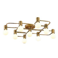  - Потолочная люстра Italline Vega PL 6088/9 bronze
