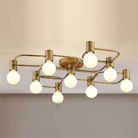  - Потолочная люстра Italline Vega PL 6088/9 bronze