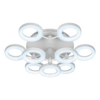  - Потолочная светодиодная люстра iLedex Jomo FS-014-X9 108W WH