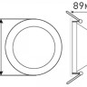 Светильник IM-175 Matt 21W Warm White (Arlight, Металл) - Светильник IM-175 Matt 21W Warm White (Arlight, Металл)