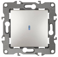  - Выключатель одноклавишный с подсветкой ЭРА 12 10AX 250V 12-1102-15 Б0019427