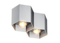 - Потолочный светильник Zumaline Polygon cl2 20036-AL