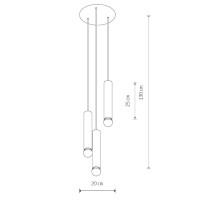 Подвесная люстра Nowodvorski Baton 7855 - Подвесная люстра Nowodvorski Baton 7855