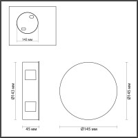  - Настенный светодиодный светильник Odeon Light Beata 4261/8WL