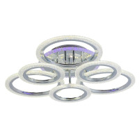 - Потолочная светодиодная люстра Profit Light 8086/3+3 CHR A