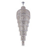 Каскадная люстра Crystal Lux Lirica SP40 D700 Chrome/Gold-Transparent - Каскадная люстра Crystal Lux Lirica SP40 D700 Chrome/Gold-Transparent