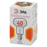  - Лампа накаливания ЭРА E14 40W 2700K зеркальная R50 40-230-E14-CL Б0039140