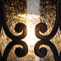  - Уличный светильник Arte Lamp Persia A1453PF-1BG