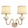 Бра Lumien Hall Макей 1031/2W-GD-WT - Бра Lumien Hall Макей 1031/2W-GD-WT