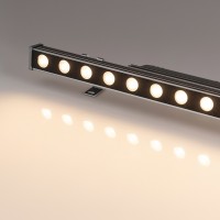  - Линейный прожектор AR-LINE-500-12W Warm3000 (GR, 15 deg, 230V) (Arlight, IP65 Металл, 3 года)