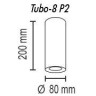 Потолочный светильник TopDecor Tubo8 P2 10 - Потолочный светильник TopDecor Tubo8 P2 10