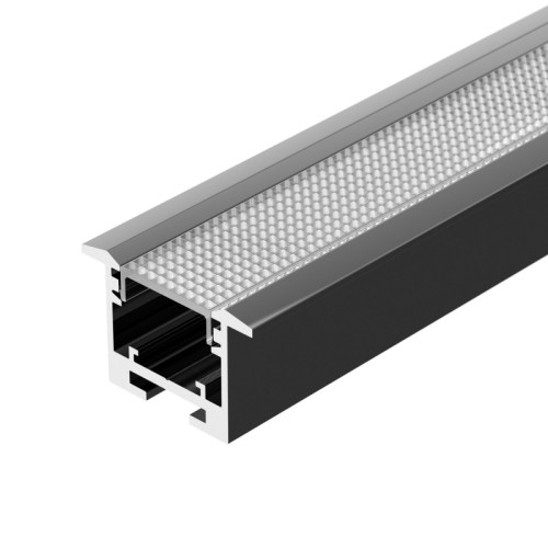 Профиль SL-LINE-3523-F-2500 BLACK (Arlight, Алюминий) Алюминиевый профиль для светодиодных лент и линеек. Цвет - черный RAL9005 (порошковая окраска). Габаритные размеры (L×W×H): 2500x35x23 мм, паз для установки 25 мм. Ширина площадки для ленты 12 мм. Экраны, заглушки и другие аксессуары приобретаются отдельно. Цена за 1 метр.