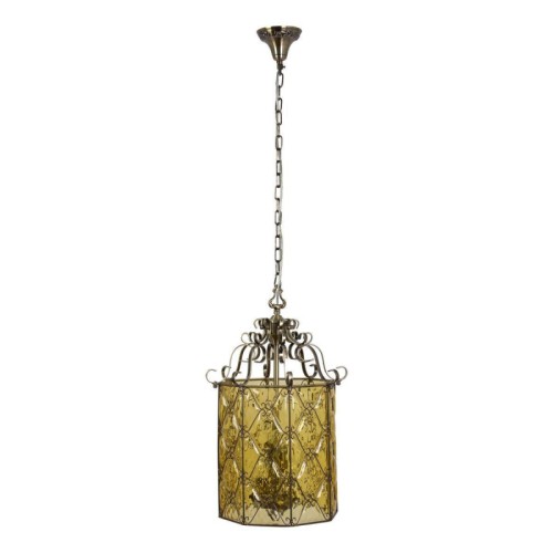Подвесная люстра Abrasax Cornelia 2130/4(amber) 