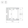 Профиль SL-ARC-3535-D320-N90 BLACK (260мм, дуга 1 из 4) (Arlight, Алюминий) - Профиль SL-ARC-3535-D320-N90 BLACK (260мм, дуга 1 из 4) (Arlight, Алюминий)