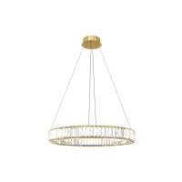  - Подвесной светодиодный светильник Loft IT Crystal ring 10135/600 Gold