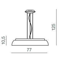 - Подвесная люстра Azzardo Biscotto 77 AZ0563