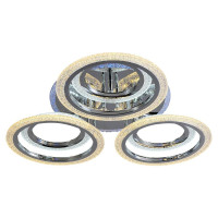  - Потолочная светодиодная люстра Profit Light 8086/3+3 CHR B