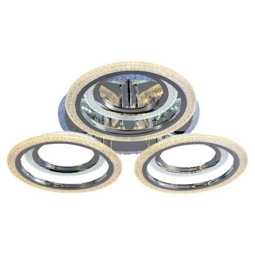 Потолочная светодиодная люстра Profit Light 8086/3+3 CHR B 