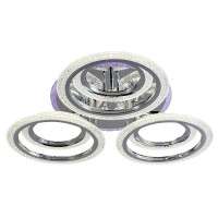  - Потолочная светодиодная люстра Profit Light 8086/3+3 CHR B