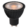 Лампа светодиодная диммируемая Lucide GU10 5W 2200K черная 49010/05/30 - Лампа светодиодная диммируемая Lucide GU10 5W 2200K черная 49010/05/30