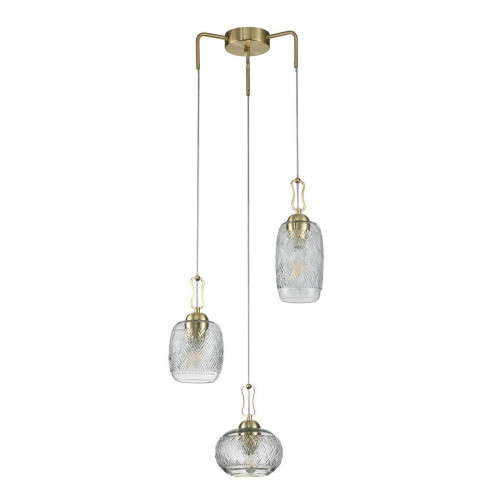 Подвесная люстра Indigo Pizzo 13007/3P Gold V000291 Подвесная люстра Indigo Pizzo 13007/3P Gold V000291