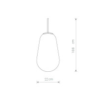  - Подвесной светильник Nowodvorski Pear M 8672