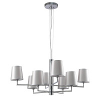  - Подвесная люстра Crystal Lux AZUL SP8 CHROME