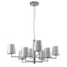 Подвесная люстра Crystal Lux AZUL SP8 CHROME - Подвесная люстра Crystal Lux AZUL SP8 CHROME