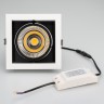 Светильник CL-KARDAN-S152x152-25W Warm3000 (WH-BK, 30 deg) (Arlight, IP20 Металл, 3 года) - Светильник CL-KARDAN-S152x152-25W Warm3000 (WH-BK, 30 deg) (Arlight, IP20 Металл, 3 года)