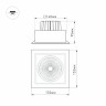 Светильник CL-KARDAN-S152x152-25W Warm3000 (WH-BK, 30 deg) (Arlight, IP20 Металл, 3 года) - Светильник CL-KARDAN-S152x152-25W Warm3000 (WH-BK, 30 deg) (Arlight, IP20 Металл, 3 года)