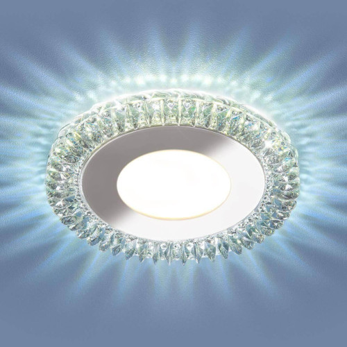 Встраиваемый светодиодный светильник Elektrostandard 9908 LED 8W CL прозрачный 4690389120329 