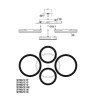 Потолочная люстра Seven Fires Loyano SF7069/5C-CR-BL - Потолочная люстра Seven Fires Loyano SF7069/5C-CR-BL