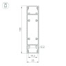 Профиль SL-LINE-25100-DUAL-2500 BLACK (Arlight, Алюминий) - Профиль SL-LINE-25100-DUAL-2500 BLACK (Arlight, Алюминий)