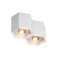  - Потолочный светильник Zumaline Polygon cl2 20036-WH