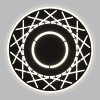  - Настенный светодиодный светильник Eurosvet 40148/1 LED черный 4690389145377