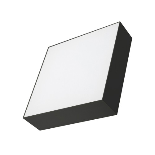 Светильник SP-QUADRO-S220x220-27W Warm3000 (BK, 120 deg, 230V) (Arlight, IP40 Металл, 3 года) Накладной светильник 27 Вт, черный квадратный корпус RAL9011. Цвет ТЕПЛЫЙ БЕЛЫЙ 3000 K, св.поток 1800-2680лм, CRI(Ra)>80, угол 120°. Размер (ДхШхВ) 220x220x55 мм. Питание AC 176-240 В, 27 Вт, драйвер встроенный (500мА, 40-55В).