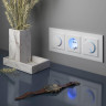Диммер с подсветкой Werkel WL01-DM600-LED белый 4690389129711 - Диммер с подсветкой Werkel WL01-DM600-LED белый 4690389129711
