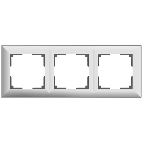 Рамка Werkel Fiore на 3 поста белый WL14-Frame-03 4690389109119 