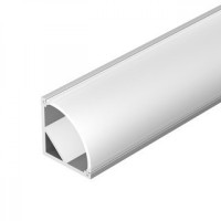  - Профиль с экраном ARH-KANT-H16-2000 ANOD+OPAL (Arlight, Алюминий)