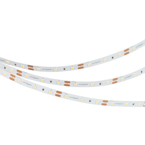 Лента NT-A60-8mm 12V Warm3000 (4.8 W/m, IP20, 3528, 5m) (Arlight, Открытый) Светодиодная гибкая лента NT-A60, открытая IP20. Светодиоды 3528, 60 шт/м (300 шт на 5 м), белая плата 8 мм, скотч 3M. Цвет ТЕПЛЫЙ 3000 K, цветопередача CRI>90, угол 120°. Питание 12V, мощность 4.8 Вт/м (24 Вт на 5 м). Размеры 5000х8x1.5мм.Мин.отрезок 50 мм, 3 светодиода. Цена за 1м.