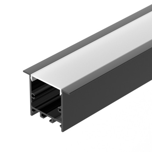Профиль SL-LINIA49S-F-2000 ANOD BLACK (Arlight, Алюминий) Алюминиевый анодированный профиль для светодиодных лент и линеек. Цвет - черный. Габаритные размеры (L×W×H): 2000x49x37,5 мм, паз для установки 35 мм. Ширина площадки для ленты 30,5 мм. Экраны, заглушки и другие аксессуары приобретаются отдельно. Цена за 1 метр.