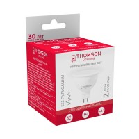  - Лампа светодиодная Thomson GU5.3 8W 4000K полусфера матовая TH-B2048