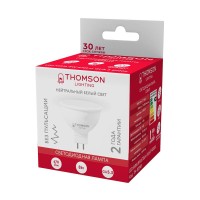  - Лампа светодиодная Thomson GU5.3 8W 4000K полусфера матовая TH-B2048