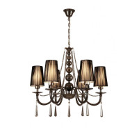  - Подвесная люстра Lumina Deco Fabione LDP 1200-6 BK