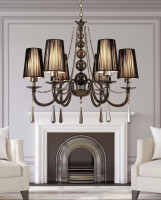  - Подвесная люстра Lumina Deco Fabione LDP 1200-6 BK