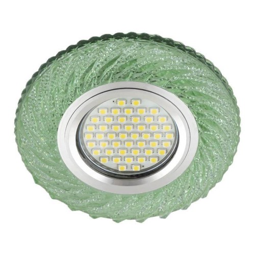Встраиваемый светильник Fametto Luciole DLS-L137 Gu5.3 Glassy/Green 
