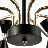  - Потолочная люстра Arte Lamp Wellington A2711PL-8BK